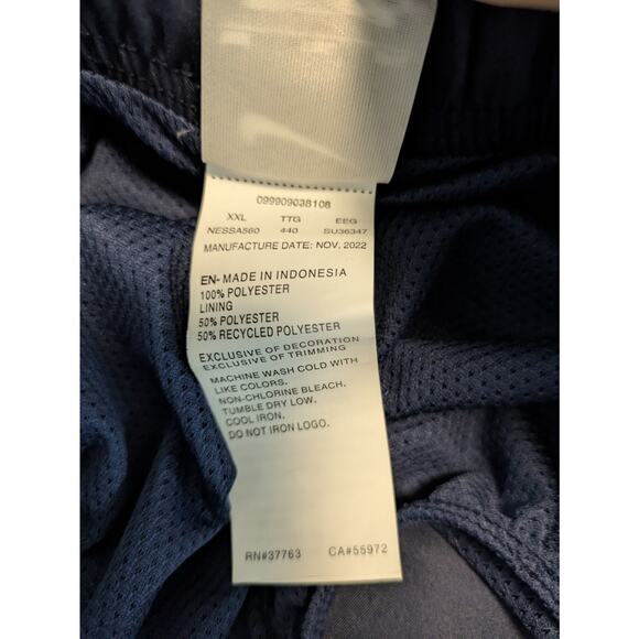 Nike Swim 5 Inch Volleyball Shorts Trunks NESSA560 Midnight Navy - Picture 7 of 8